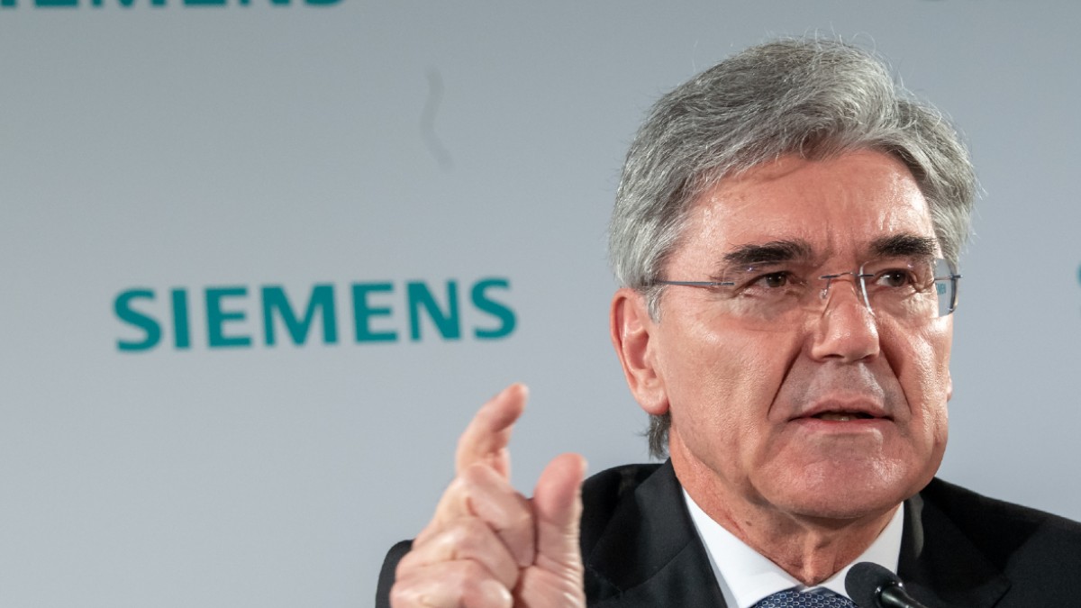 Joe Kaeser, CEO de Siemens.