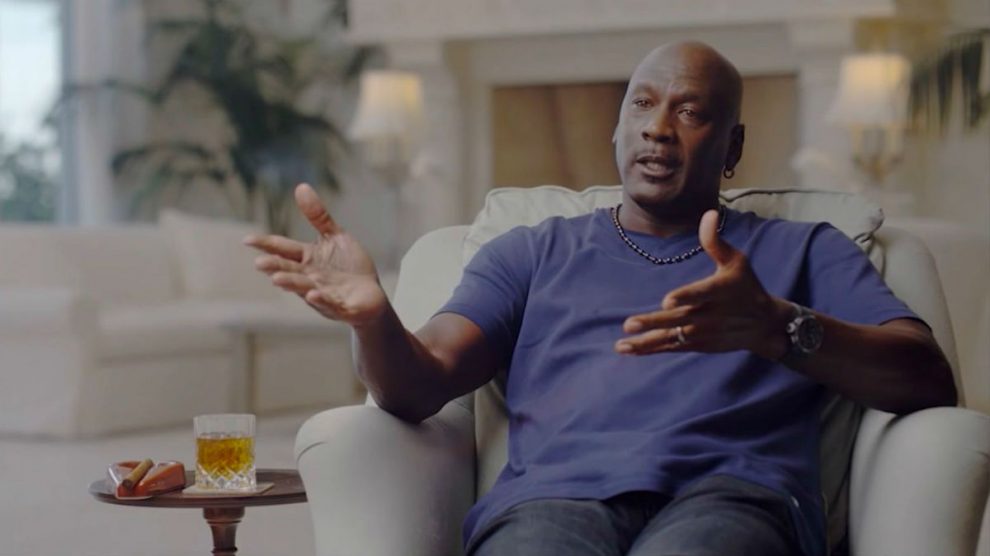 Michael Jordan, en un momento del documental ‘The Last Dance’.