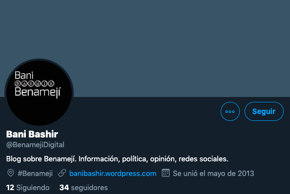 Cuenta de Twitter del blog.