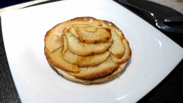 Tarta muy fina de manzanas