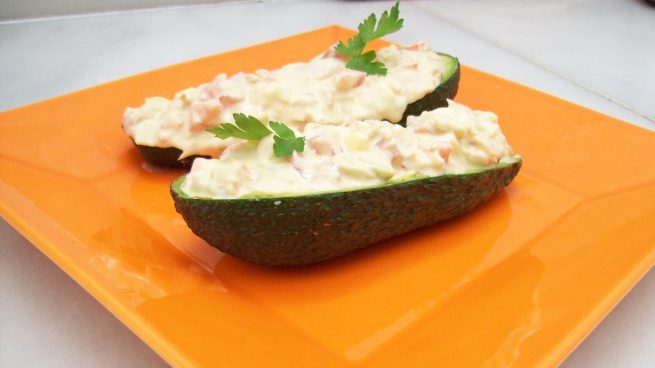 Aguacate con queso