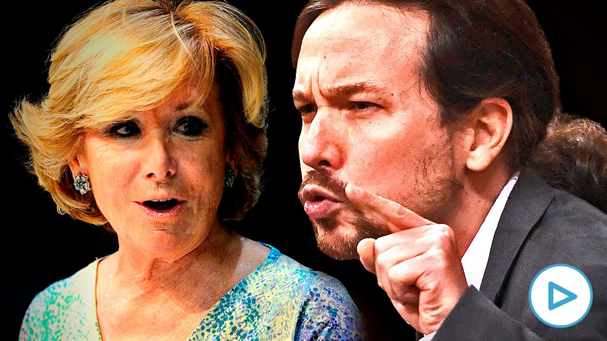 Esperanza Aguirre y Pablo Iglesias