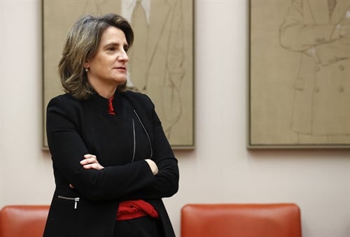 La ministra de Transición Ecológica, Teresa Ribera.