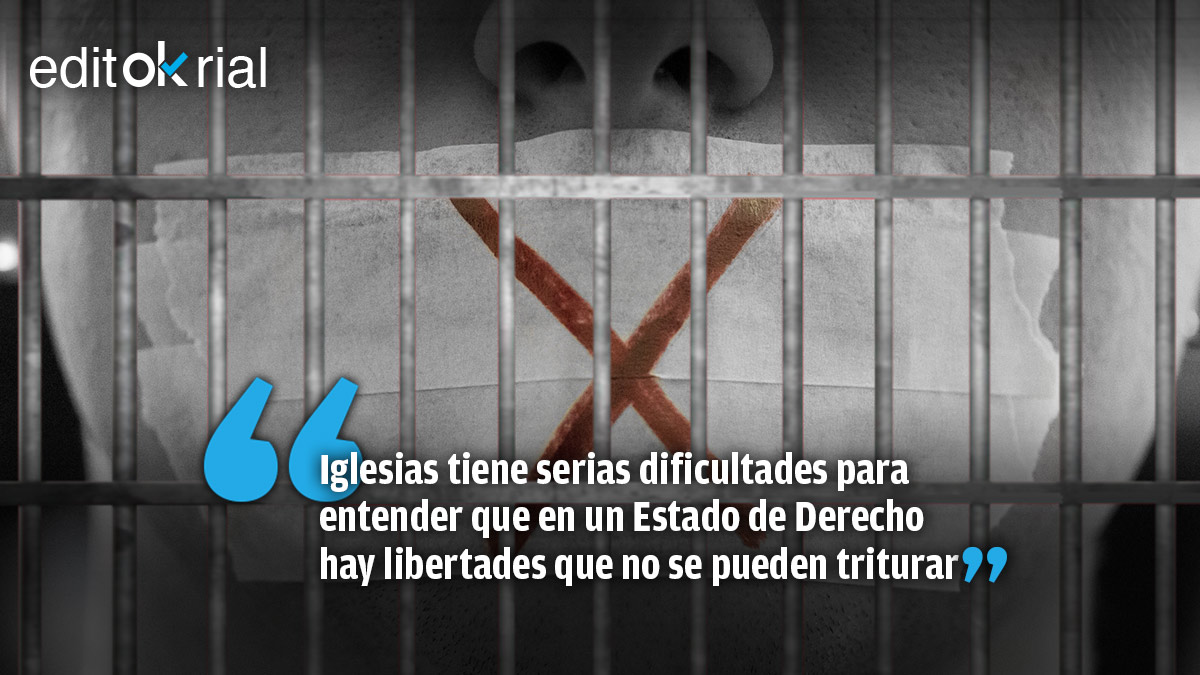 El que quiere encarcelarnos, pretende ahora amordazarnos
