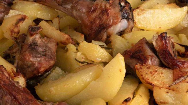 Cocido de cordero a la italiana