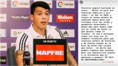 Pedro Porro y su mensaje en Instagram.