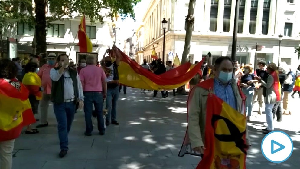 Manifestación contra Pedro Sánchez en Sevilla.