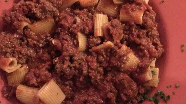 Macarrones con tomate