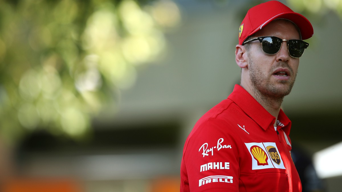 Sebastian Vettel, con Ferrari. (Getty)