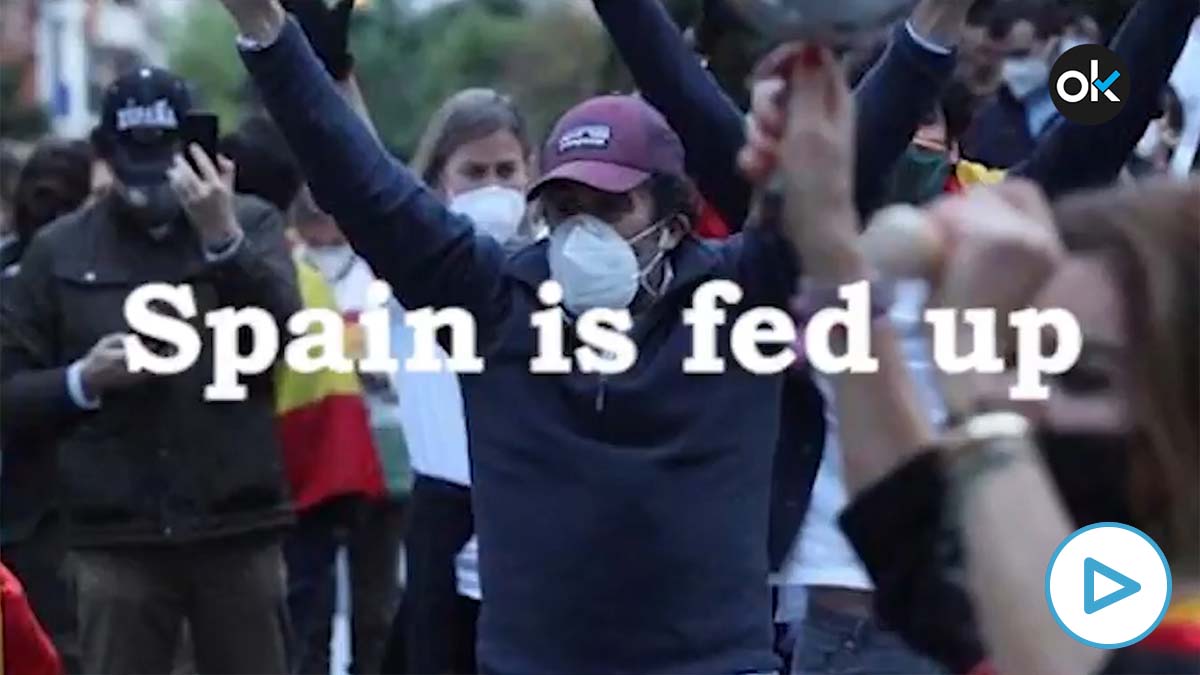 El vídeo en inglés que difunde las protestas contra el Gobierno en el mundo: «España está harta».