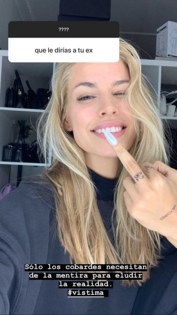 Jessica Goicoechea le dedicó este gesto a su expareja