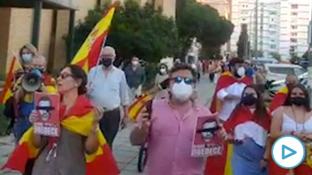 Tercer día de protestas contra el Gobierno en Sevilla.