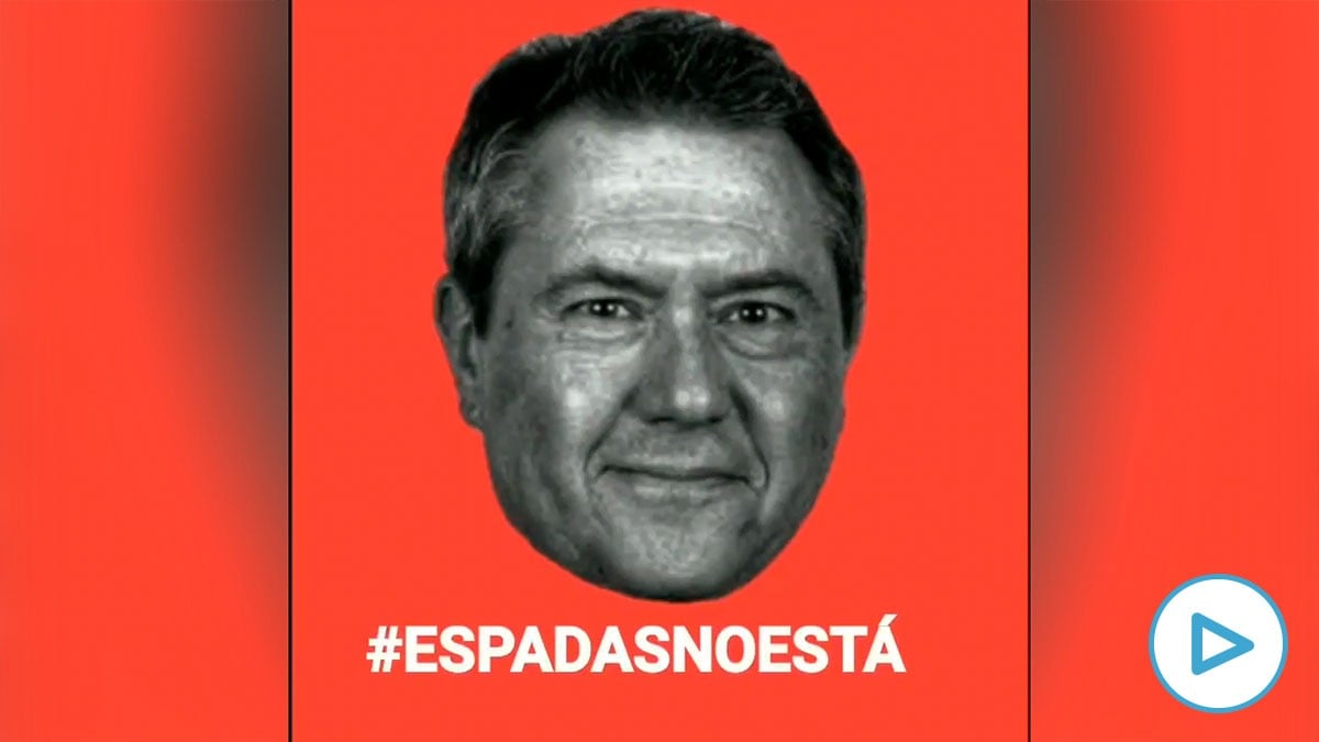 Protesta del PP contra el socialista Juan Espadas.