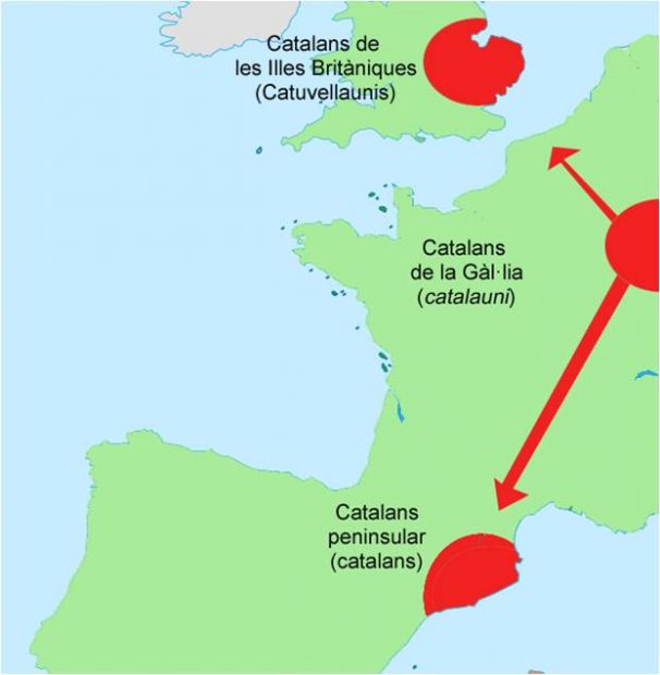Los historiadores separatistas se inventan ahora que los catalanes fundaron Gran Bretaña