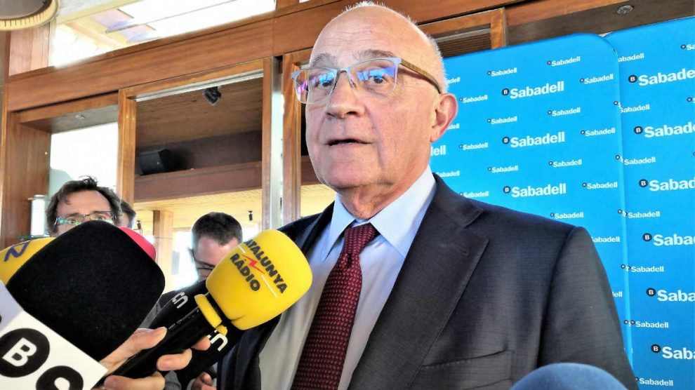 Josep Oliu, presidente de Banco Sabadell