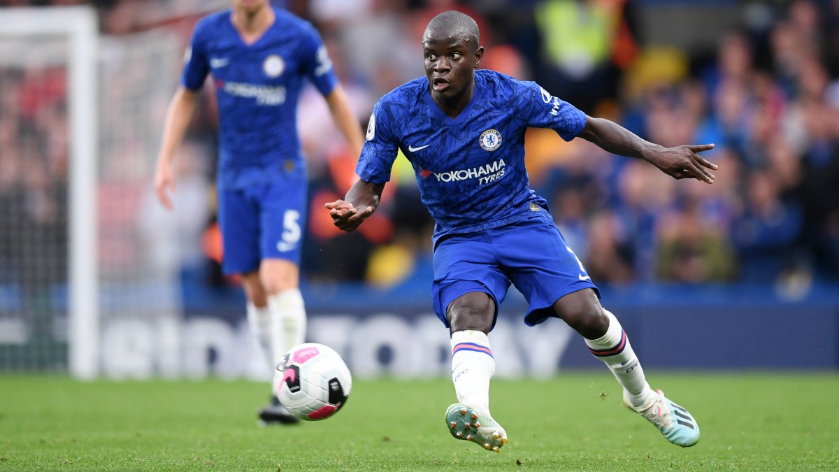 N’Golo Kanté, en un partido con el Chelsea. (Getty)