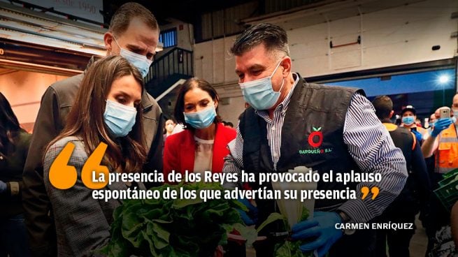 Los Reyes visitan Mercamadrid, centro esencial de distribución de alimentos de toda España