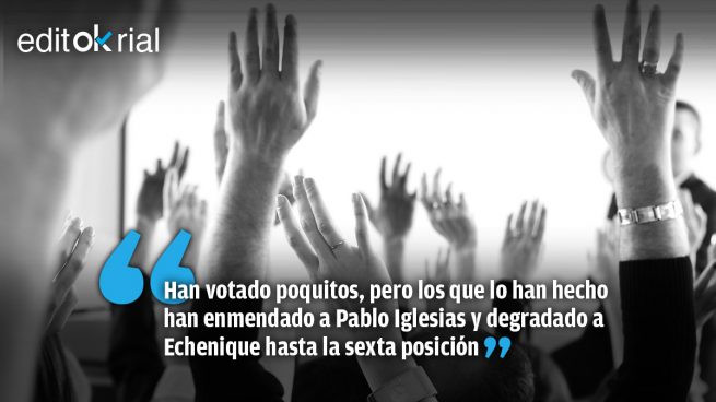 A Echenique no le quieren ni los suyos