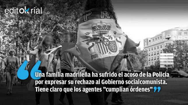 Cuando llevar una bandera de España te convierte en sospechoso