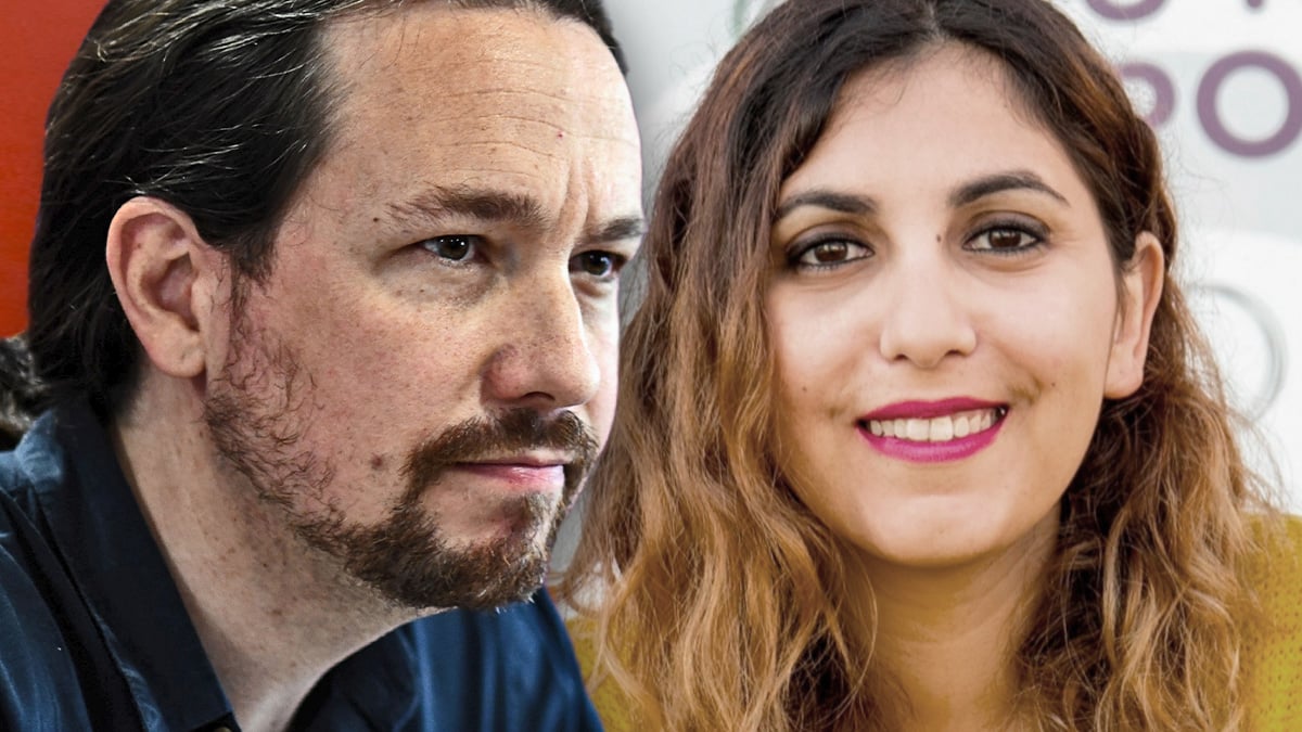 Pablo Iglesias y Dina Bousselham.