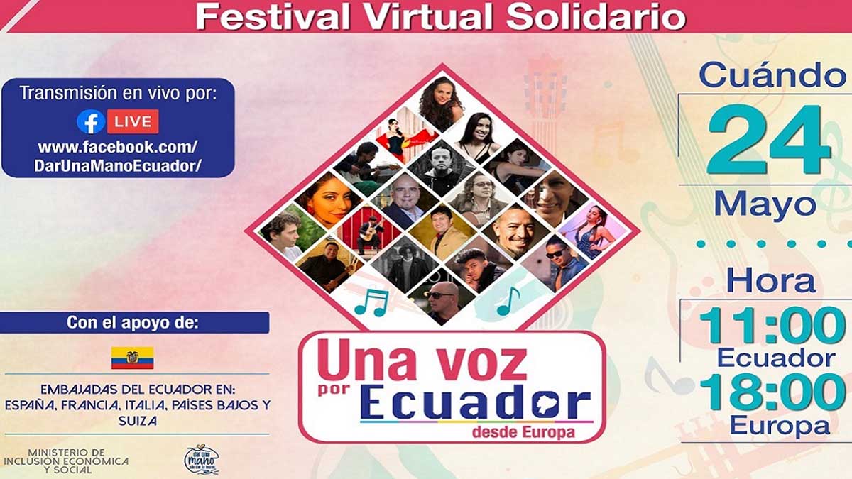Cartel del festival virtual.