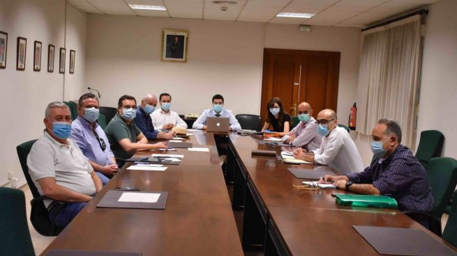 Reunión mantenida este sábado por la Comisión de Políticas Sociales Delegación del Gobierno-Ciudad Autónoma de Melilla.