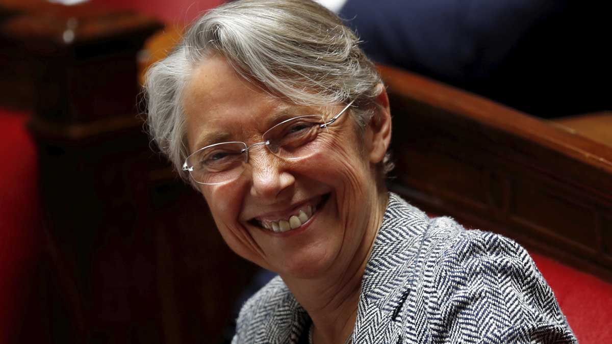 La ministra de Transición Ecológica e Inclusión del Gobierno francés, Élisabeth Borne. Foto: AFP