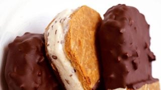 Receta de Maxibon con chocolate crujiente saludable