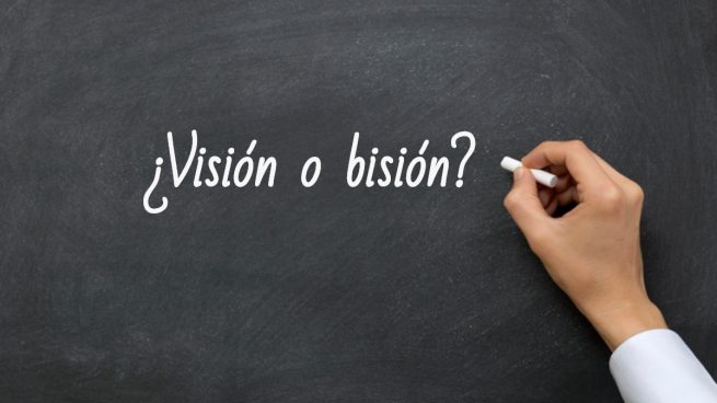 Cómo se escribe visión o bisión