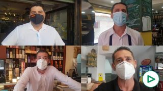 Hosteleros en Andalucía.