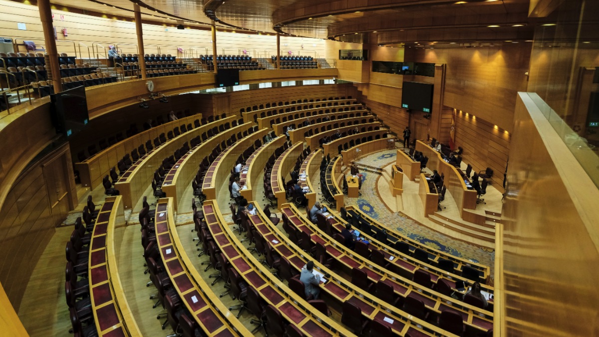 Vista general del hemiciclo del Senado. (Foto: Jesús Hellín : Europa Press)