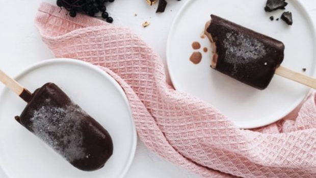 Receta de helado de chocolate casero al 85% de cacao