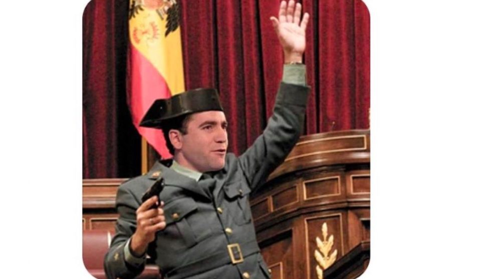 Montaje hecho por un concejal socialista de García Egea.