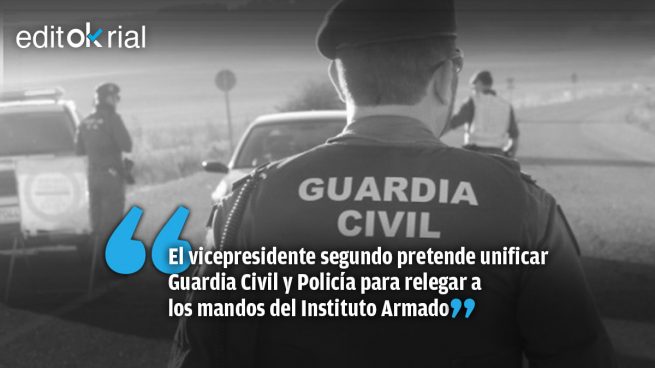 Iglesias quiere someter a la Guardia Civil