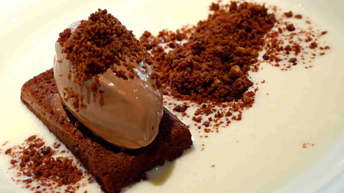 Helado de chocolate casero