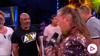 Tyson, justo antes de provocar la pelea.