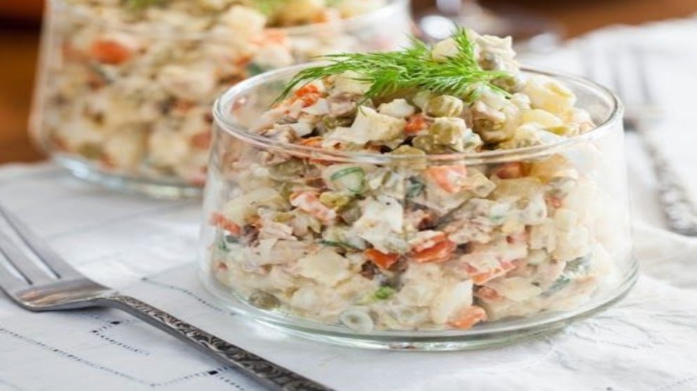 Ensaladilla rusa de pasta