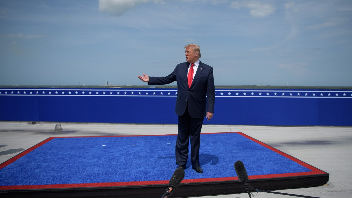 El presidente del Gobierno, Donald Trump. Foto EP