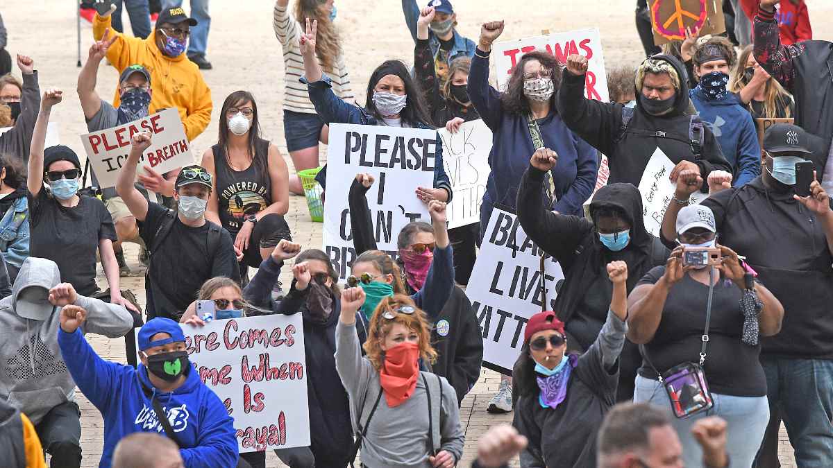 Protesta en EEUU tras la muerte de George Floyd. Foto: EP