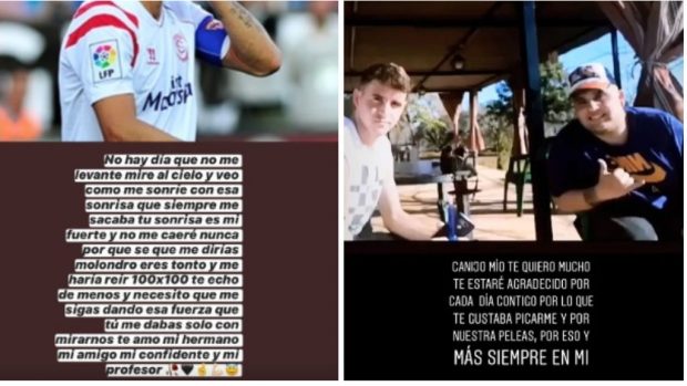 Los mensajes de Juan Manuel Calderón en Instagram.