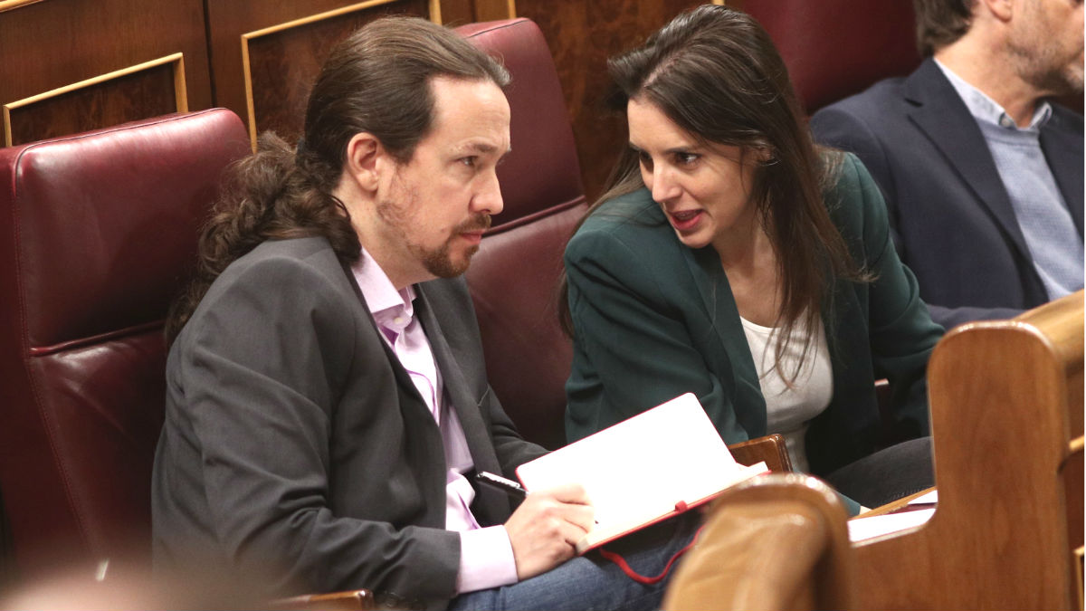 Pablo Iglesias e Irene Montero. (Foto: Europa Press)
