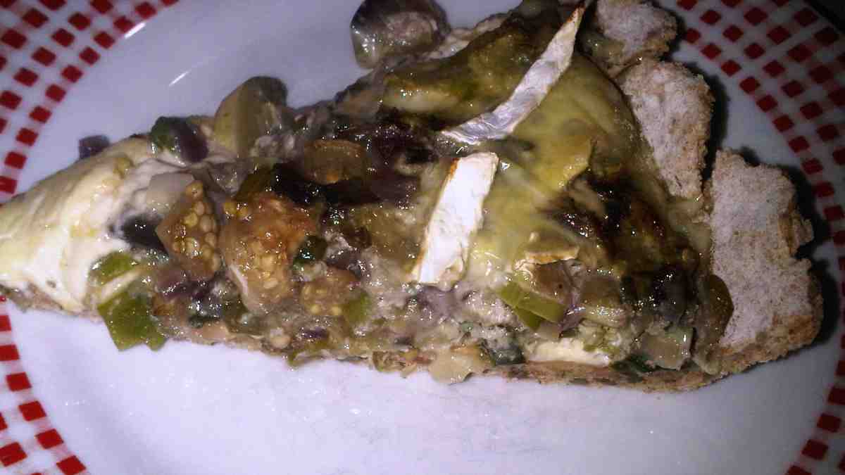 Receta de Tarta sencilla de berenjenas