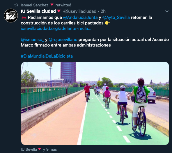 La izquierda andaluza, eufórica por el Día de la Bicicleta tras repudiar el día de los 25.000 militares de Andalucía