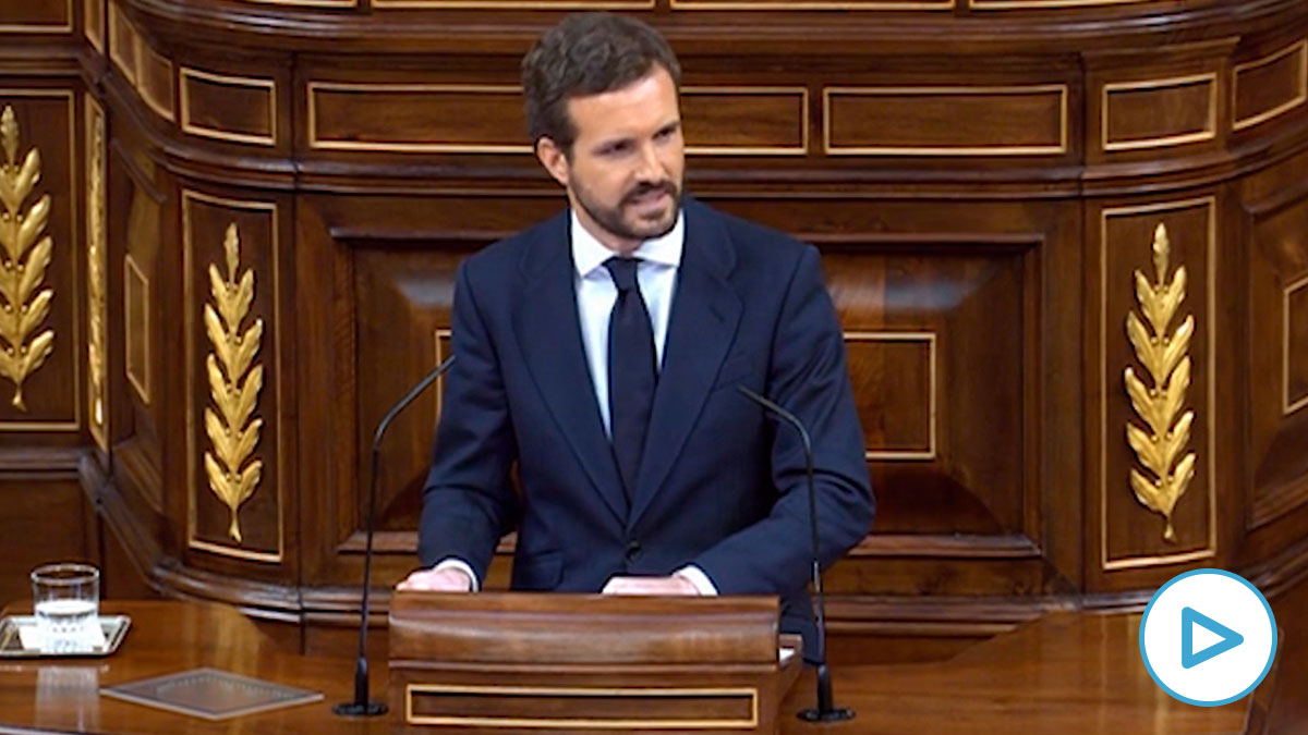 Pablo Casado acusa a Pedro Sánchez de no destituir a Fernando Grande-Marlaska para utilizarlo como «escudo humano».
