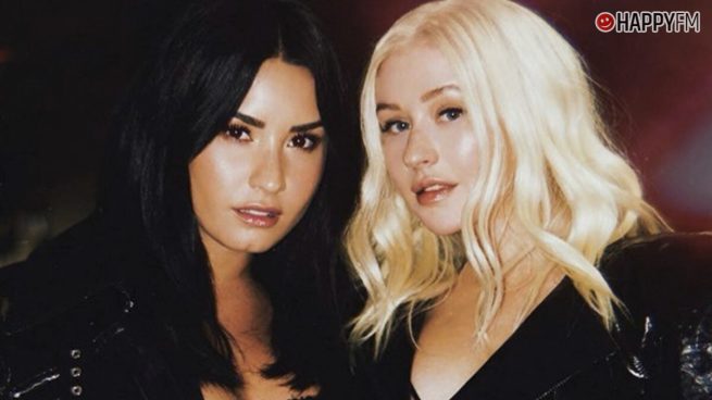 Christina Aguilera y Demi Lovato