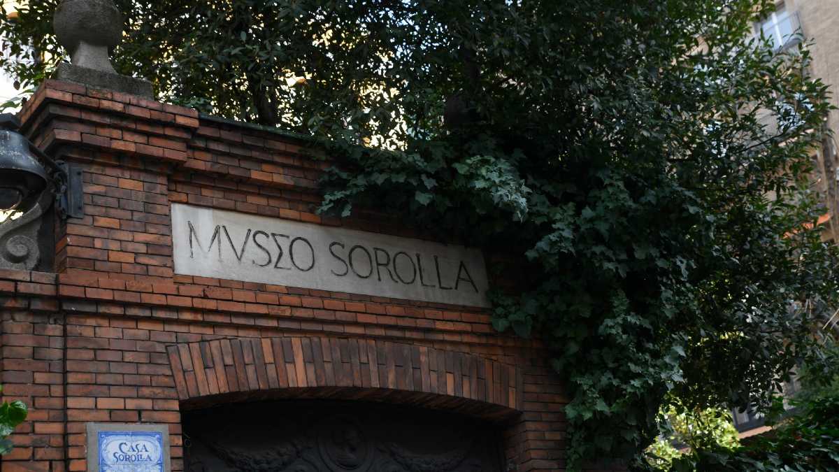 Entrada del Museo Sorolla ubicado en un palacete del Paseo del General Martínez Campos