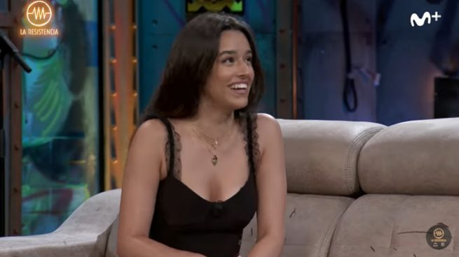Marta Díaz, riéndose en 'La Resistencia'.