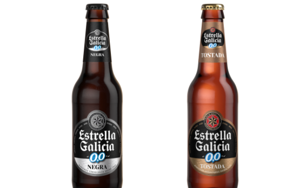 La familia de Estrella Galicia 0,0 crece con dos variedades más: Tostada y Negra