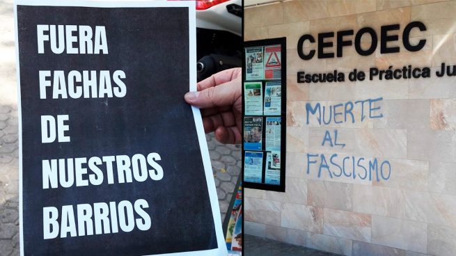 Los Antifa atacan y amenazan de muerte a la escuela de práctica jurídica de Sevilla