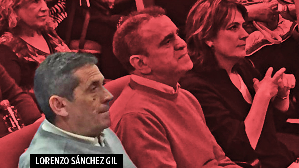 Lorenzo Sánchez junto a José Manuel Franco y Dolores Delgado. (Foto. PSOE)